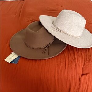 Universal Thread Brown and Cream Women's Hats